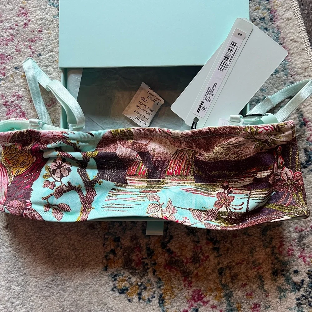 🌸🌺🌞SET, SKIMS x Roberto Cavalli Floral Bikini Set - Fagianella Print NWT🌸🌺💐 - Picture 7 of 14